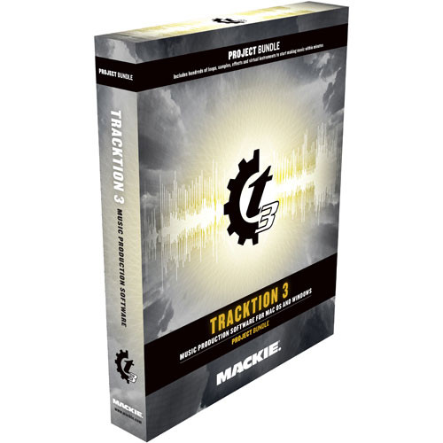 Mackie Tracktion 3 Project Bundle Music Production Software