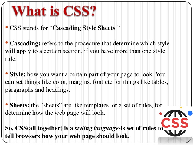 Css cascading style sheets